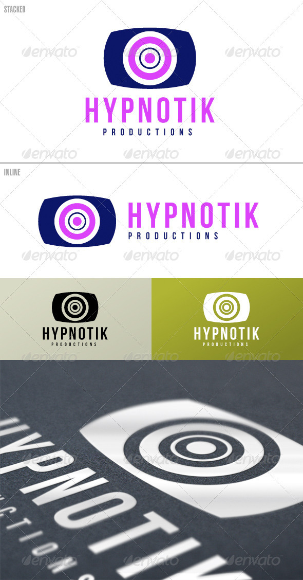 Hypnotik Productions – Logo Template - Symbols Logo Templates