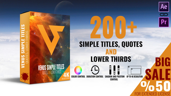 Venus Titles Pack - VideoHive 23814020