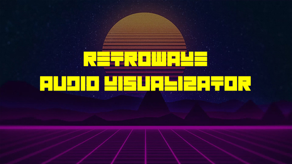 Retrowave Audio React - VideoHive 23825219