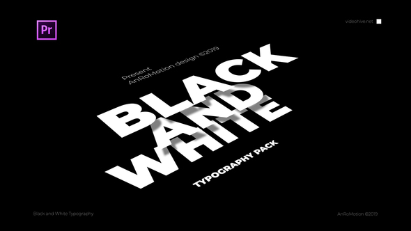 Black And White - Titles And Typography