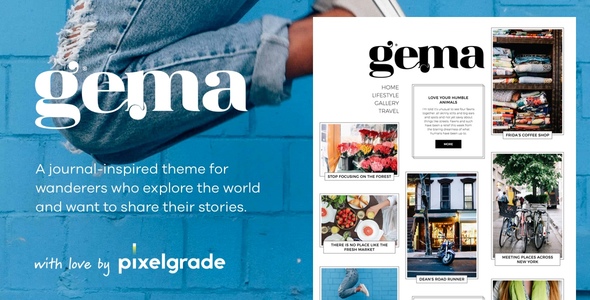 Gema – Journal Inspired WordPress Theme