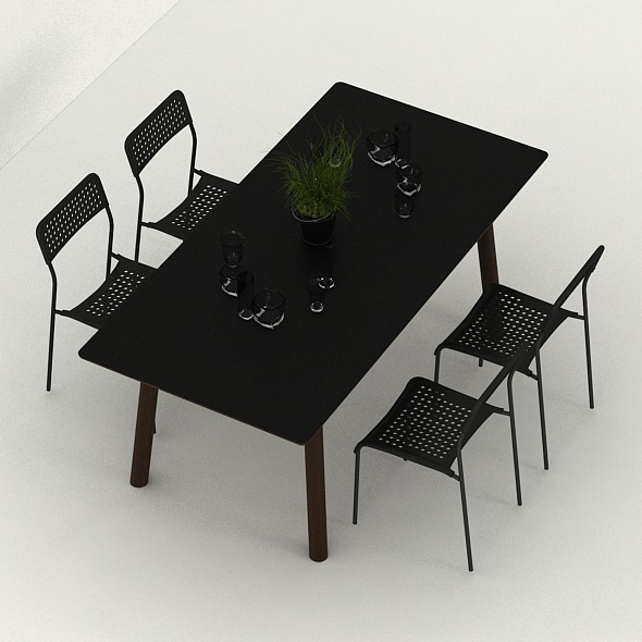 Diva Dining Set By Enrikomedia 3docean, Diva Dining Room Chairs