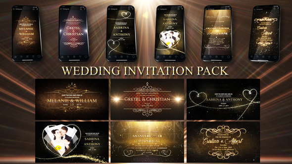 Wedding Invitation Pack - VideoHive 23825150
