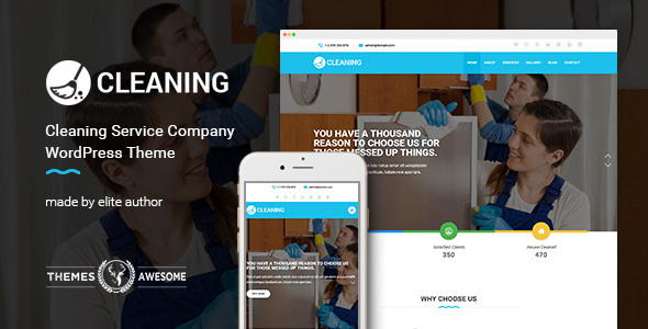 Cleaning Service Company - ThemeForest 13567253