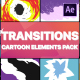 Cartoon Transitions | After Effects - VideoHive Item for Sale