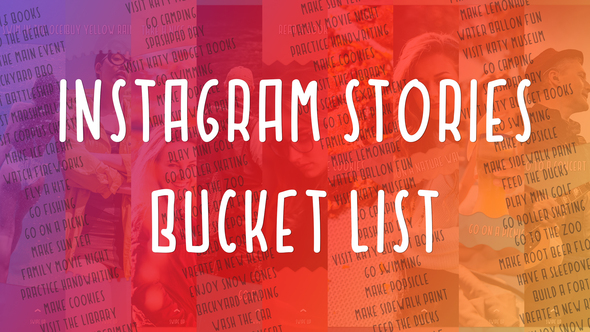 Instagram Stories Bucket - VideoHive 23830622