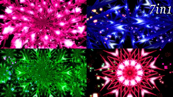 Snowflake Garland - VJ Loop Pack (7in1) alt