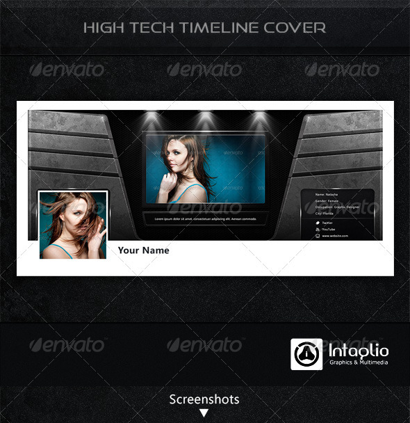 High-Tech Facebook Timeline Cover