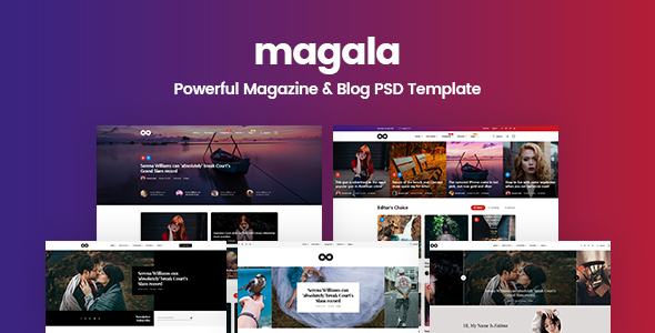 Magala - MagazineBlog - ThemeForest 23786823