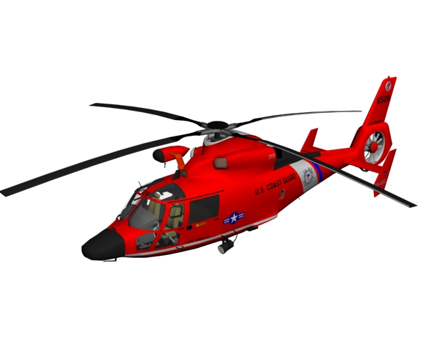 Helicopter hh dolphin - 3Docean 23836426