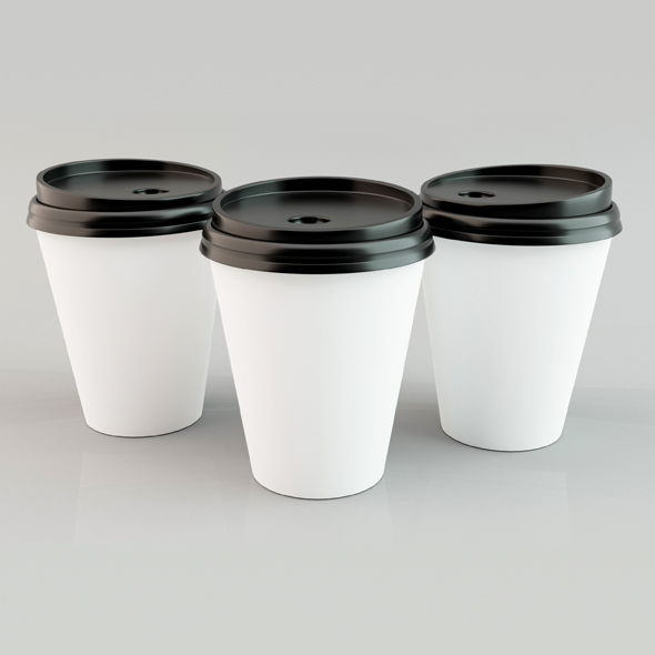 Paper Coffee Cup - 3Docean 23841381