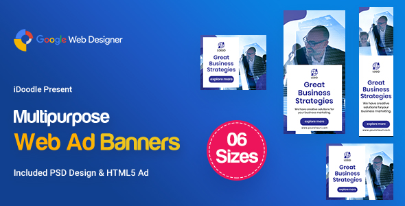 C25 - Multipurpose, Business Banners GWD & PSD