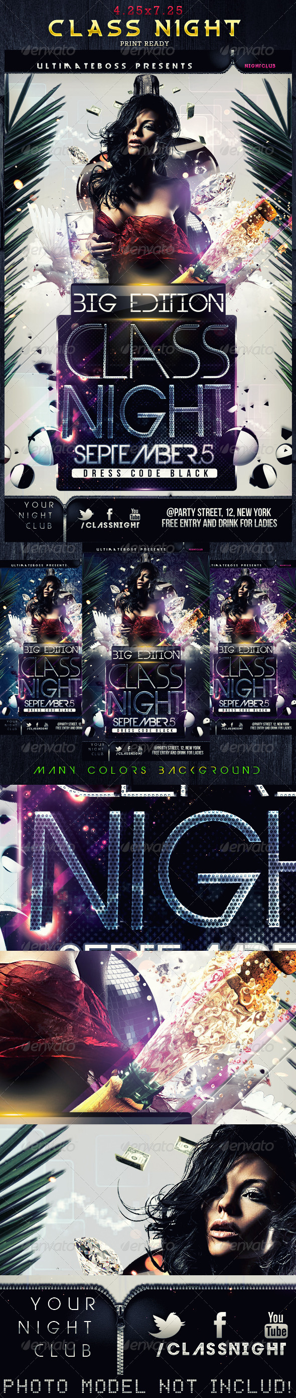 Class Night Flyer - Flyers Print Templates