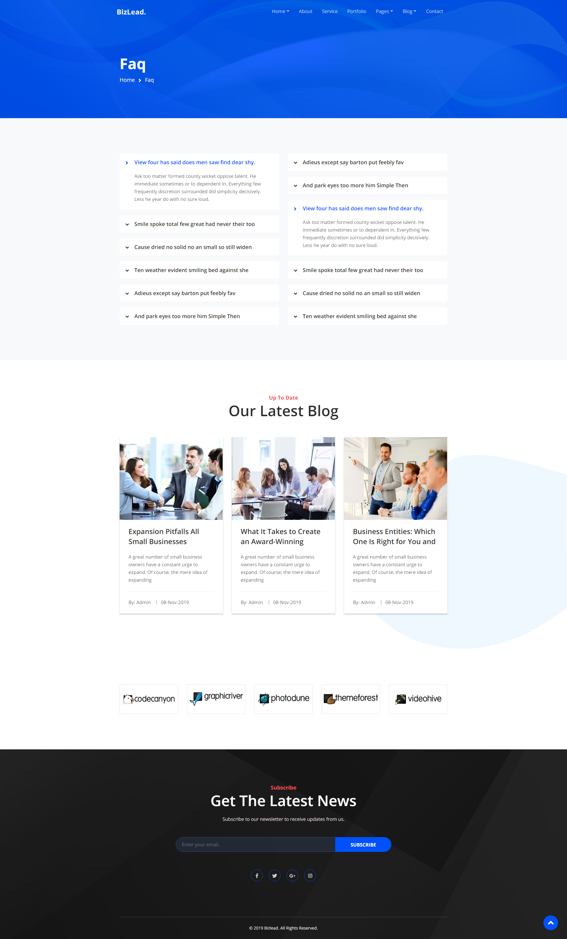 Bizlead - Business Consulting by byteseed | ThemeForest