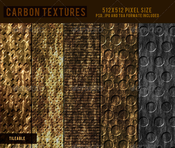 Carbon Textures - 3Docean 2294347
