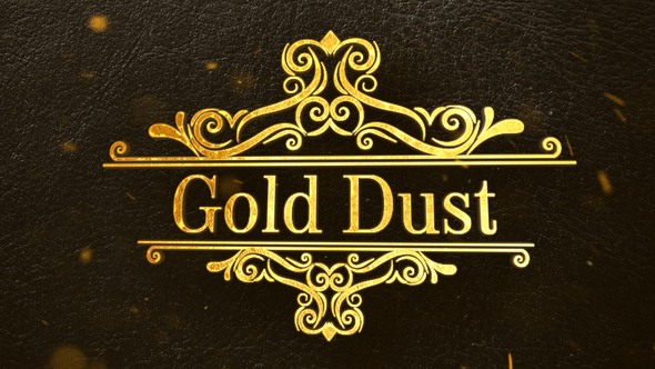 Gold Dust Logo - VideoHive 23854818