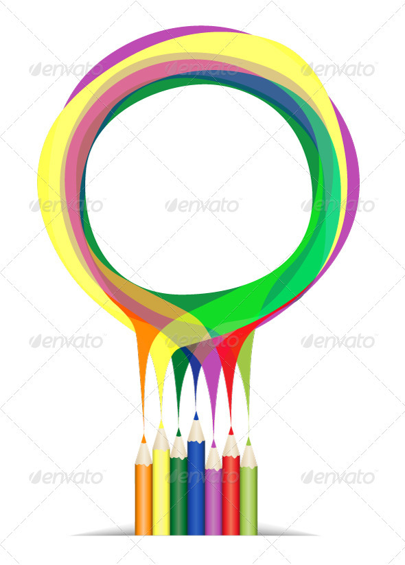 Color Pencil Background - Backgrounds Decorative