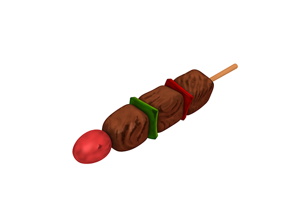 BBQ Skewer - 3Docean 23858391