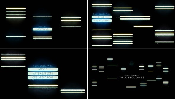 Cinematic Lights: Title - VideoHive 23853686