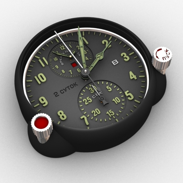 Aircraft clock - 3Docean 23859100