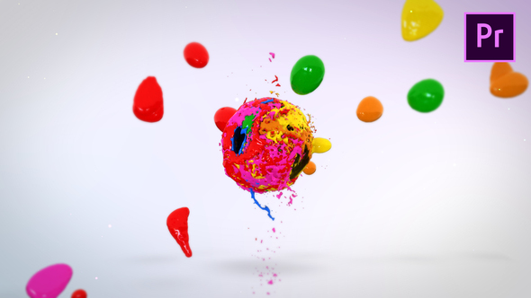 Mixing Paints Logo Reveal – Premiere Pro