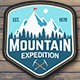 Mountain Expedition Patches, Web Elements | GraphicRiver