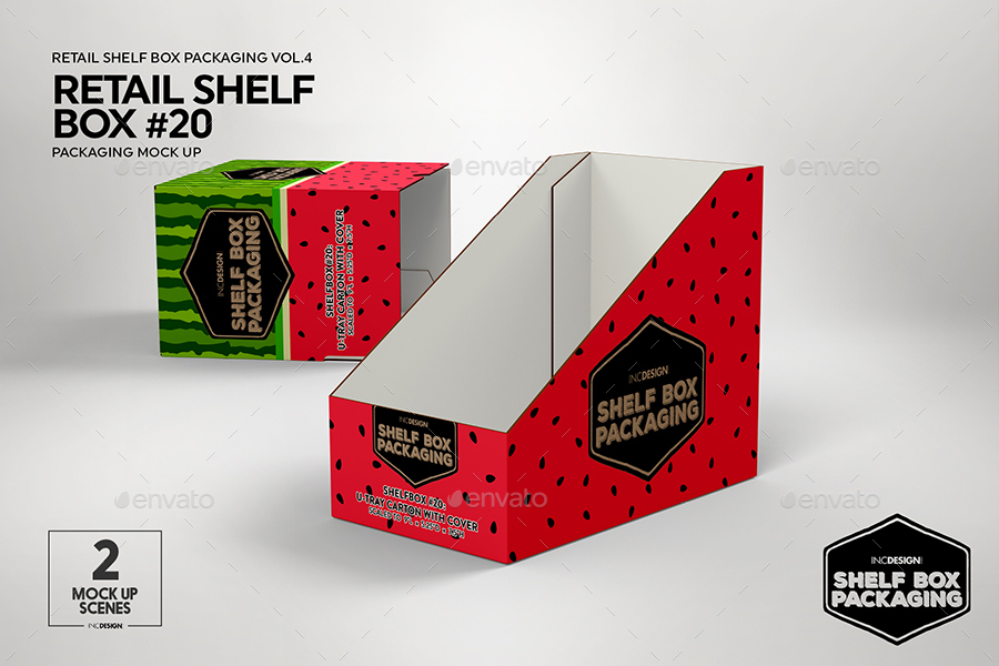 Retail Shelf Box Packaging MockUp No.20 by incybautista ...