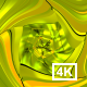 Colorful Green Twirl Tunnel 4K - VideoHive Item for Sale