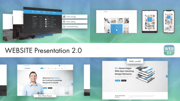 Website Presentation \ AE