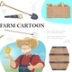 Cartoon Farming Composition - GraphicRiver Item for Sale