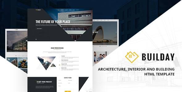 Extraordinary Builday - Modern Architech, Interior And Building HTML Template