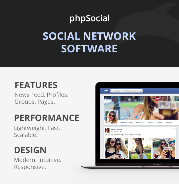 phpSocial - Plateforme de réseau social - 4