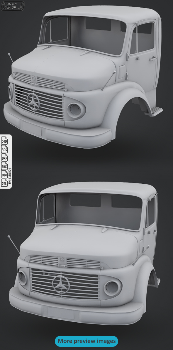 Mercedes-Benz Truck 1924-2624 - 3Docean 23875047