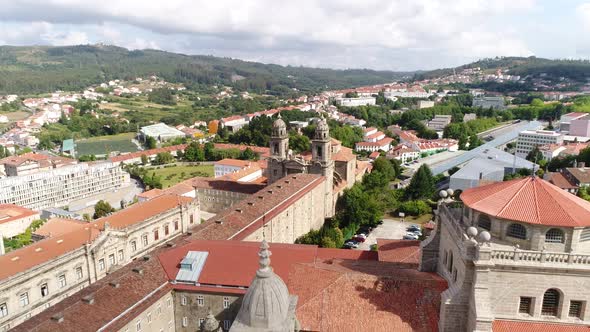 Santiago Compostela Aerial View alt