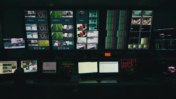 Inside the TV Control Room