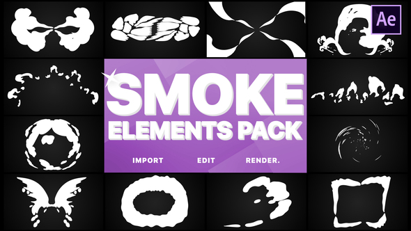 Smoke Elements Pack - VideoHive 23314666