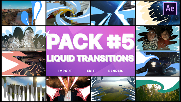 Liquid Transitions Pack - VideoHive 23442949