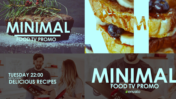 Tv Minimal Food - VideoHive 23879569