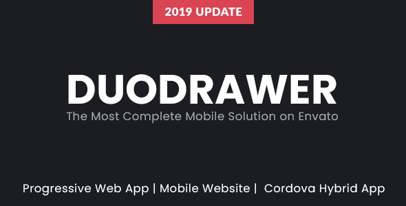 DuoDrawer Mobile Web App Kit
