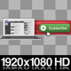Youtube Subscribe Lower 3rd Bug - 3 Styles + Alpha - VideoHive Item for Sale