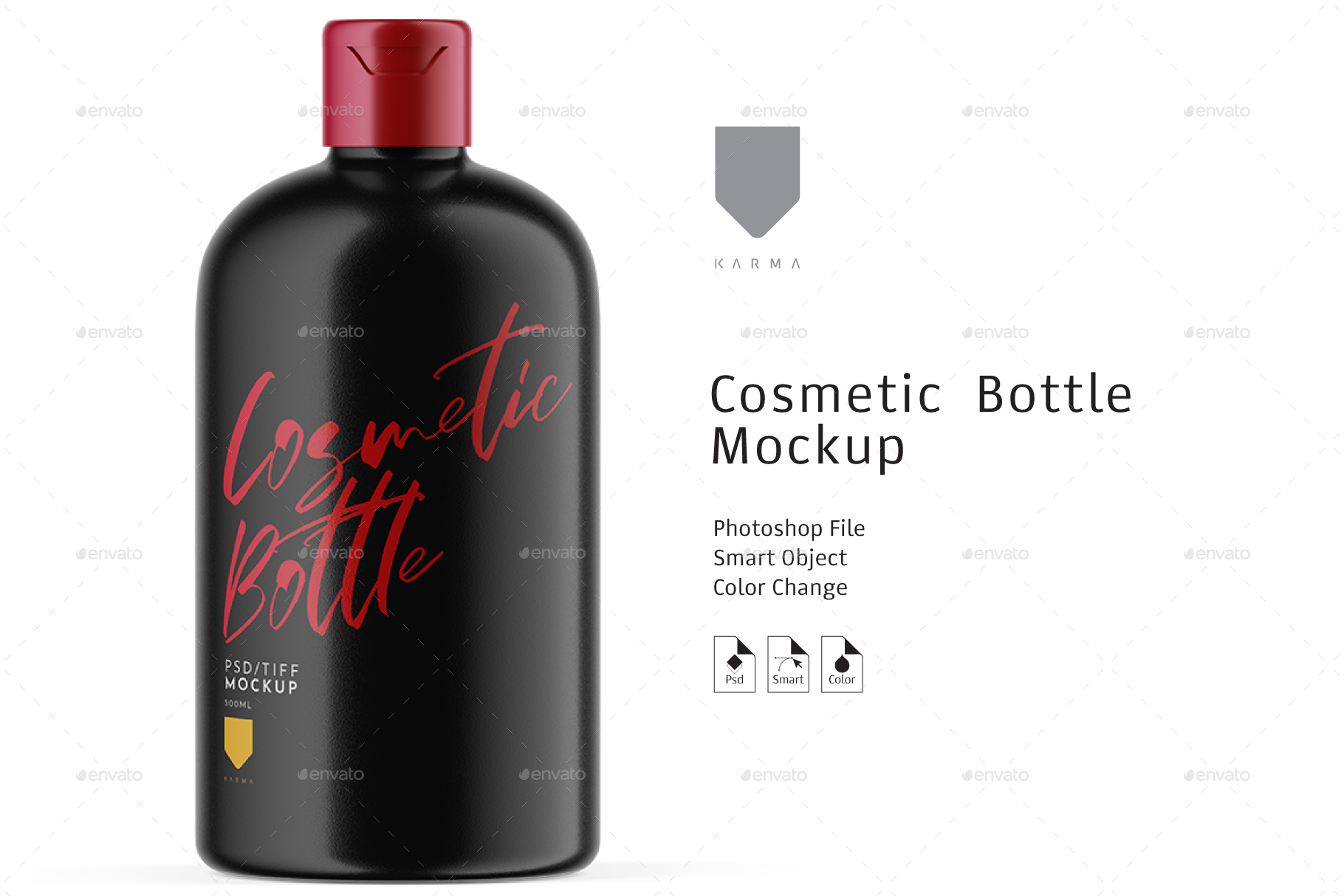 Download Cosmetic Bottle Mockup By Karmastore Graphicriver