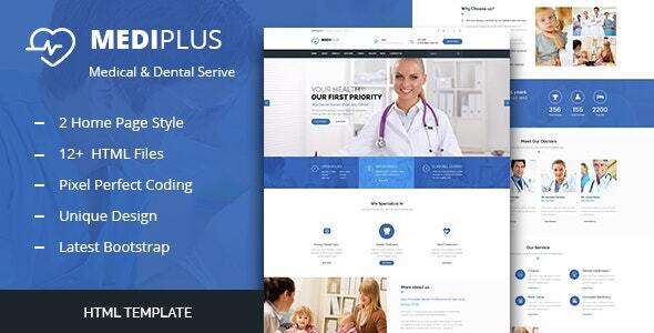 Great Medi Plus - Health And Medical HTML Template