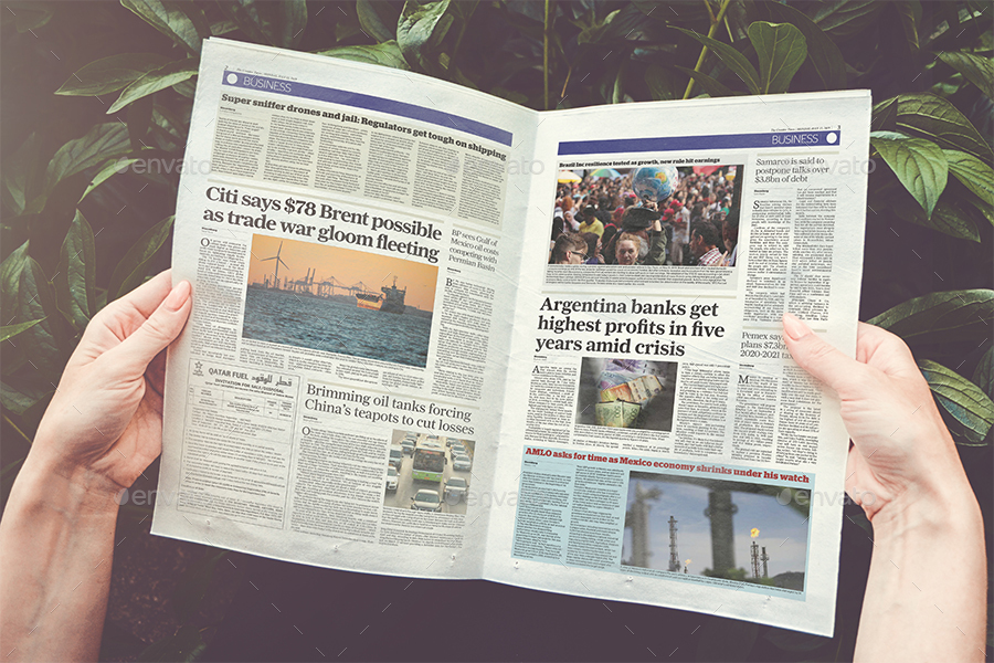 Download a4 Newspaper Mockups by Freesunka | GraphicRiver