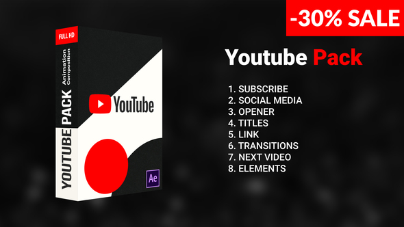 Youtube Pack - VideoHive 23579479
