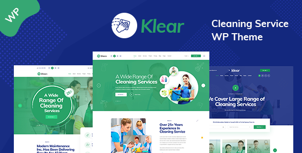 Klear - Cleaning - ThemeForest 23887577