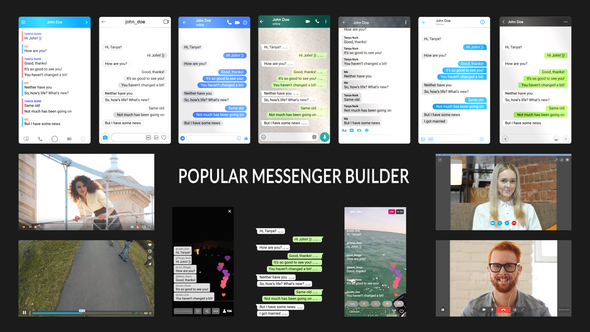 Popular Messenger Builder (Premiere Pro)