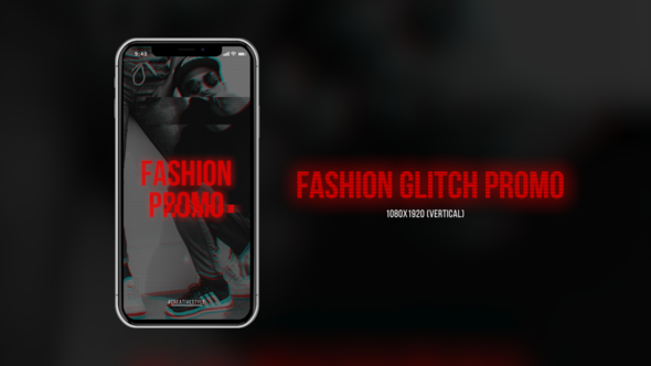 Fashion Glitch Promo (Vertical)