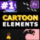 Cartoon Animated Elements | Premiere Pro MOGRT - VideoHive Item for Sale