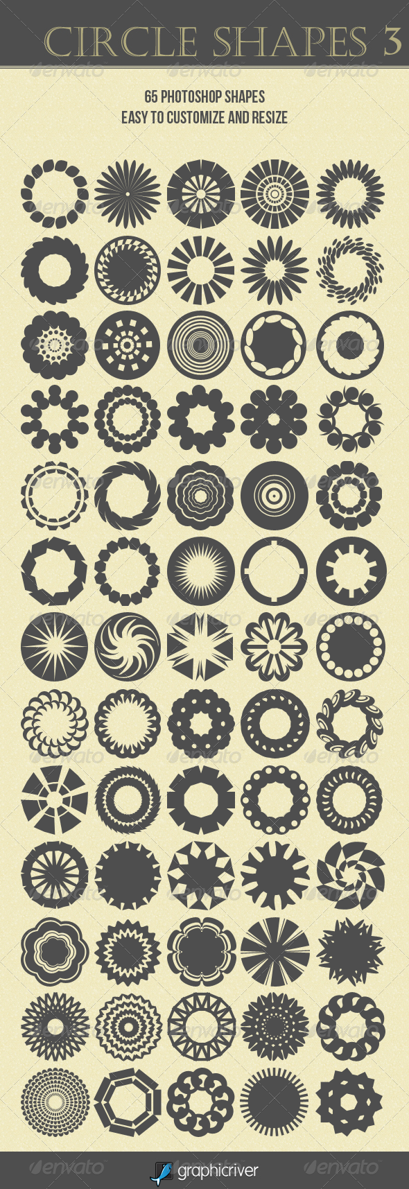 Circle Shapes 3 - Objects Shapes
