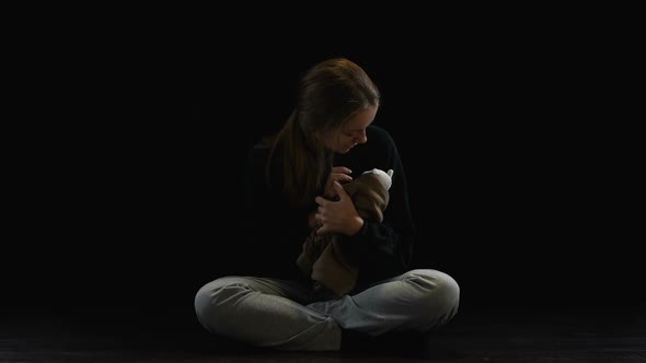 Human Trafficking Victim Suffering After Losing Baby, Human Rights Violation alt